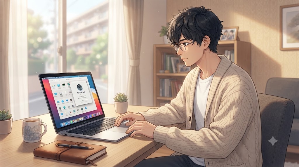 パソコンのシステム画面を確認する